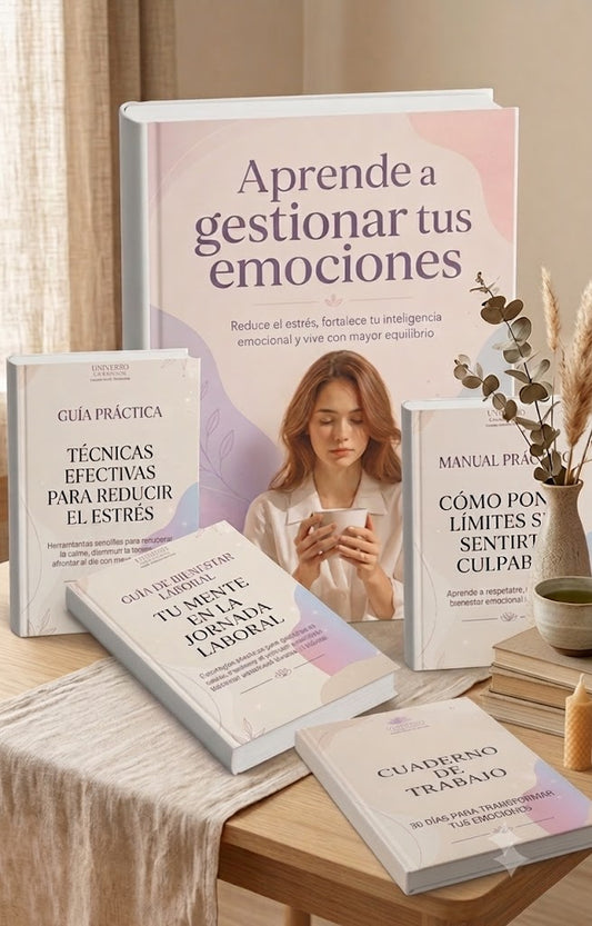 Aprende a gestionar tus emociones + 4 BONOS Gratis + Regalo Especial 🎁